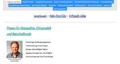 Desktop Screenshot of heilkunde-leverkusen.eu